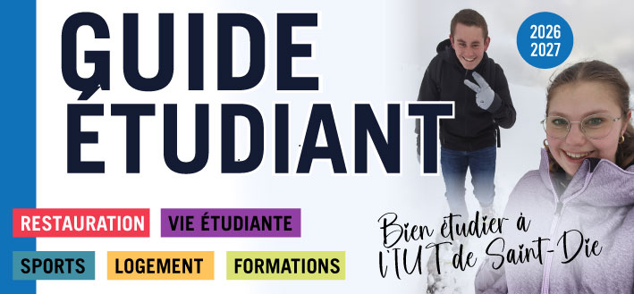 Guide étudiant - IUT de Saint-Dié