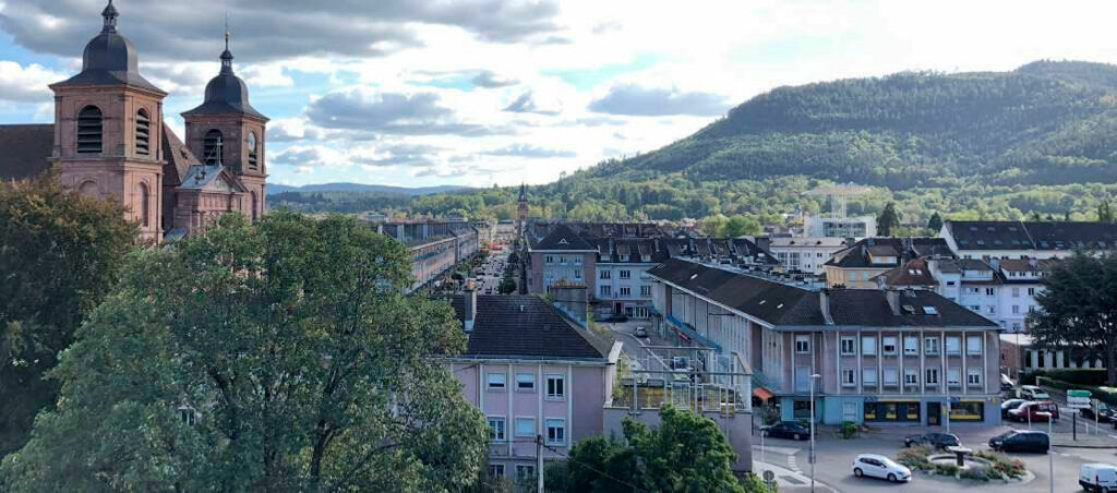 Vue ville de Saint-Dié-des-Vosges