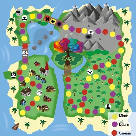 zoom illustration jeu de plateau Crea4