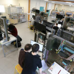 vue de la salle de TP