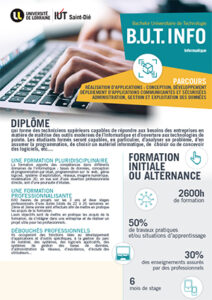 Plaquette B.U.T. INFO couverture
