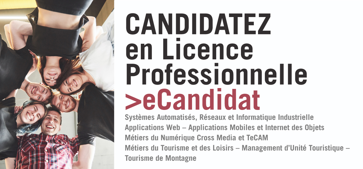 Candidatez en Licence professionnelle