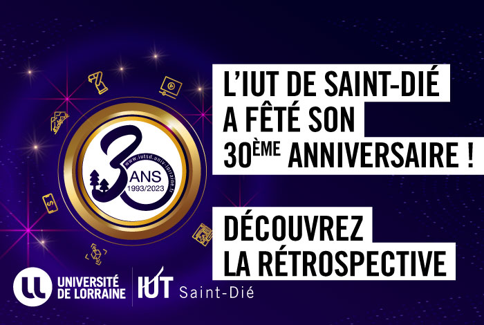 Souvenirs 30ans IUT de Saint-Dié