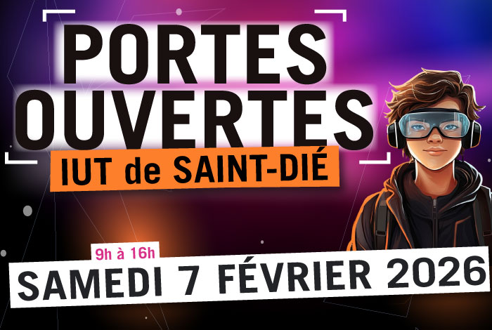 journée Portes Ouvertes IUT de Saint-Dié 2026