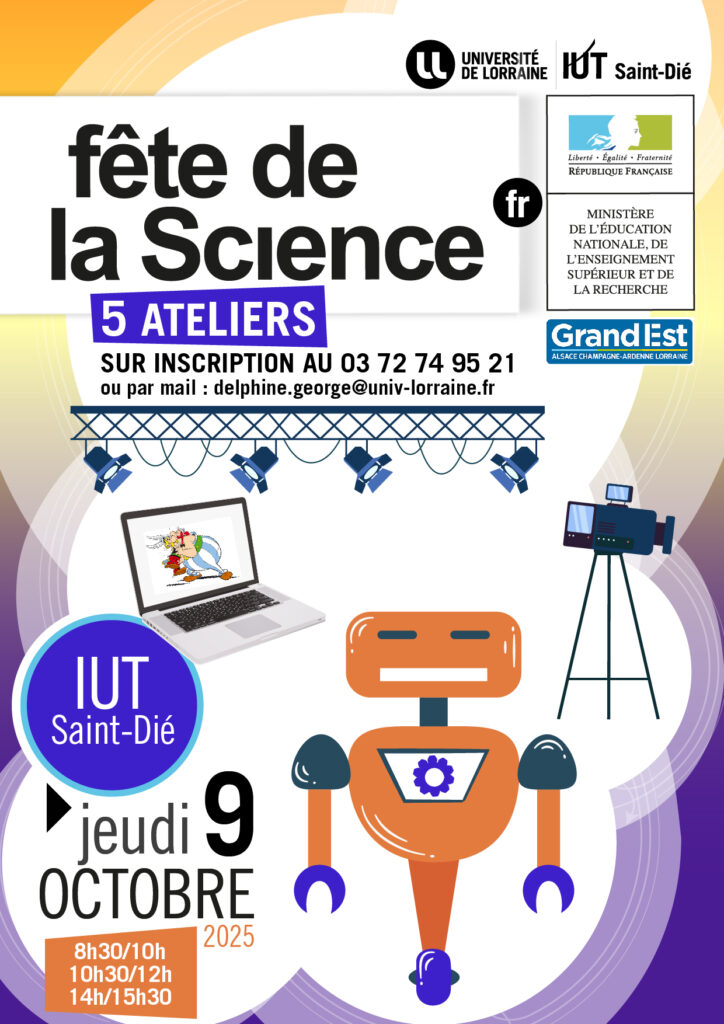 Fête de la Science à l'IUT de Saint-Dié