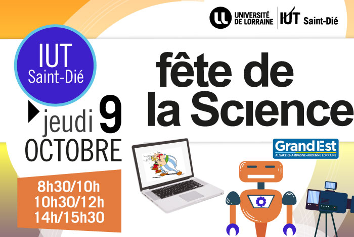 Fête de la Science à l'IUT de Saint-Dié