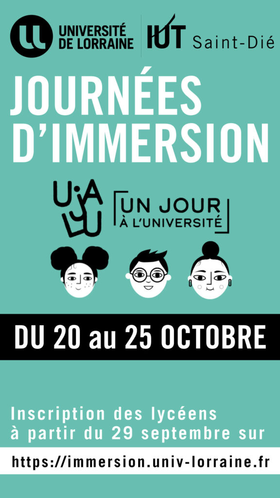UJALU Journée D'immersion à l'IUT de Saint-Dié