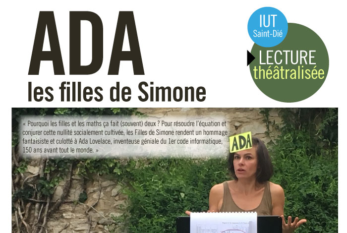lecture théâtralisée ADA IUT de Saint-Dié